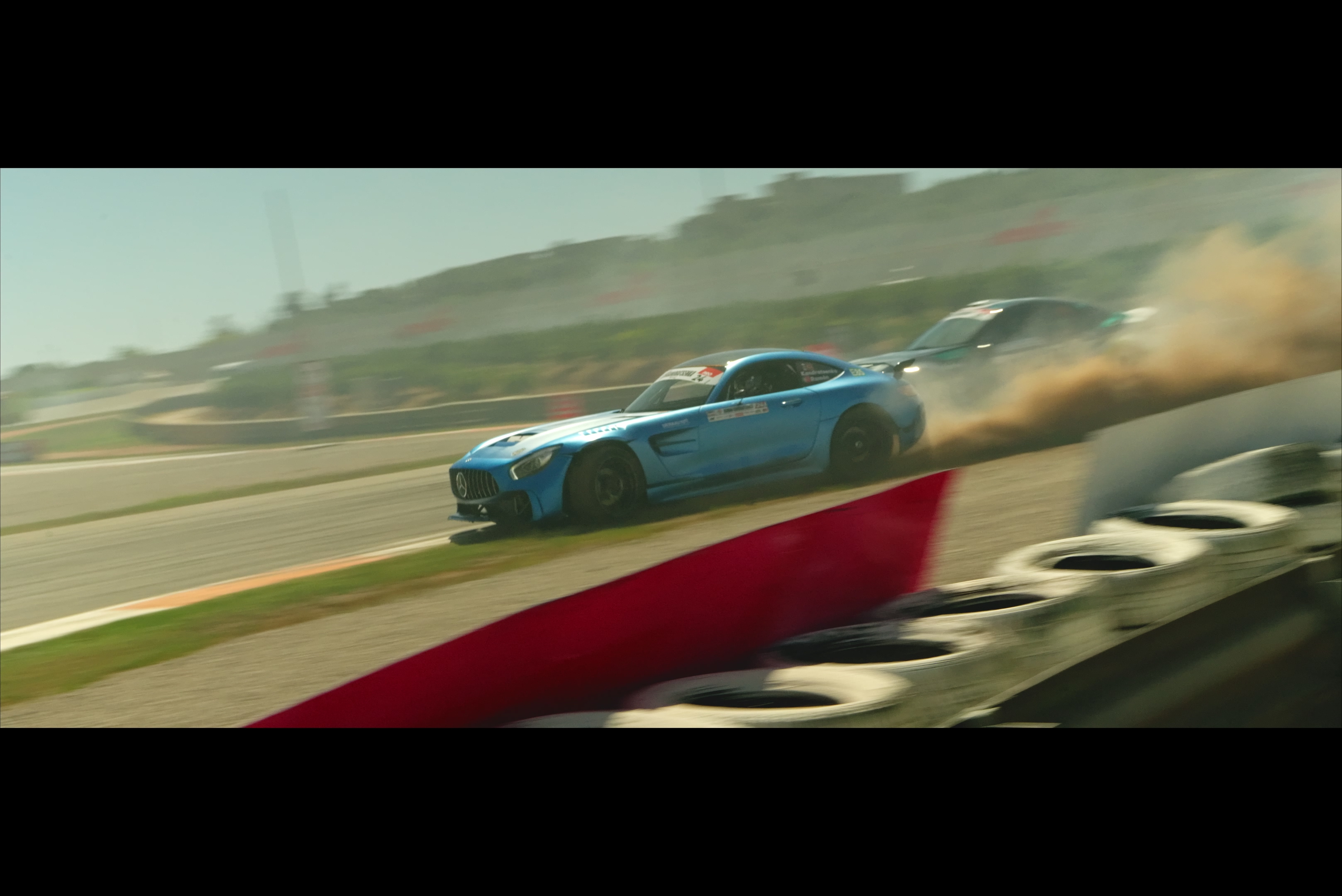mercedes amg-gt, driftspain, circuit ricardo tormo valence